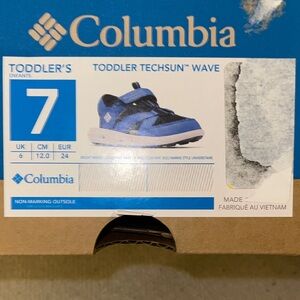 Columbia Toddler Techsun Wave Blue and Black Sneakers Sandals
